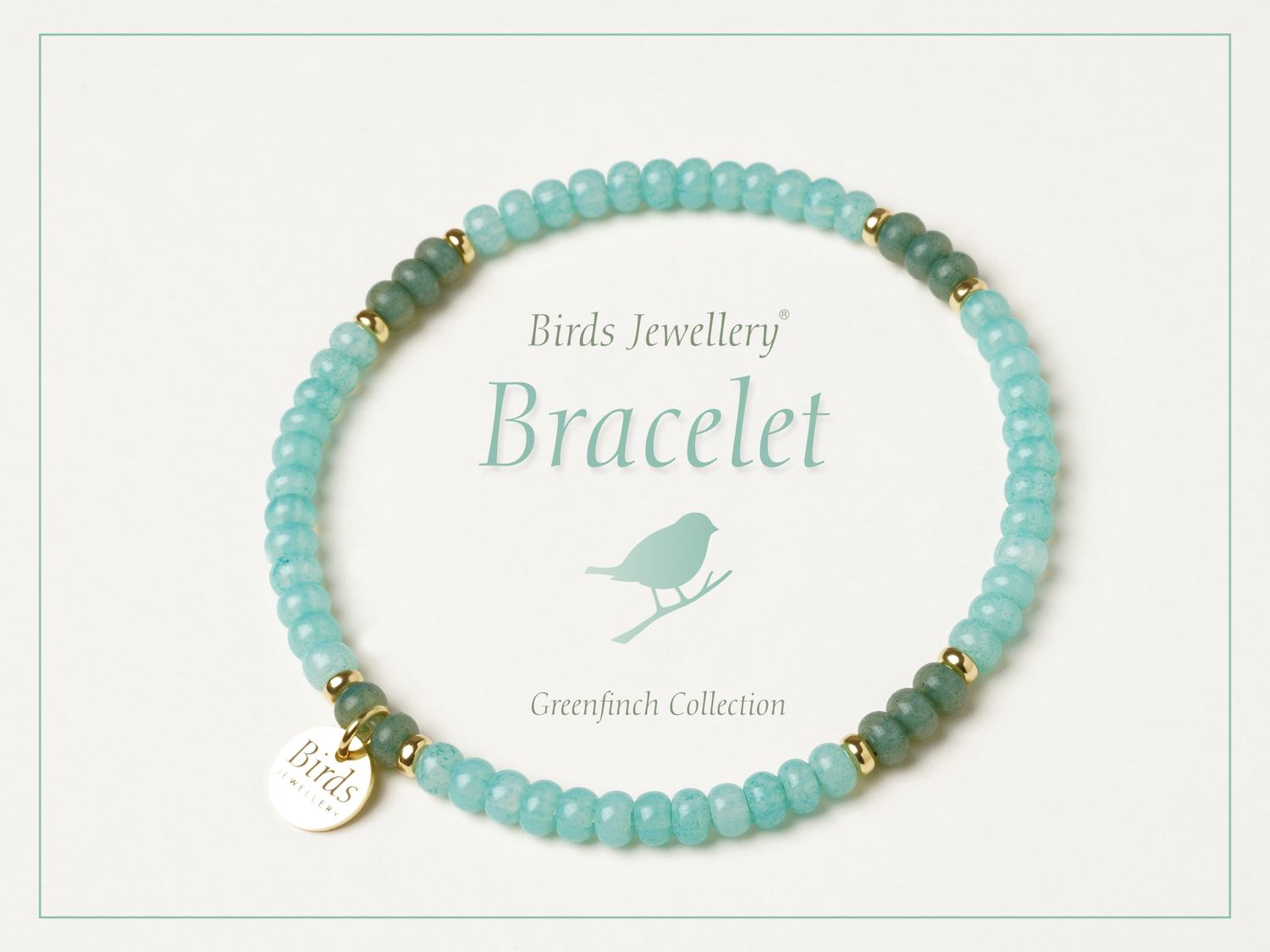 Bracelet | Menta | Jade | Golden Silver