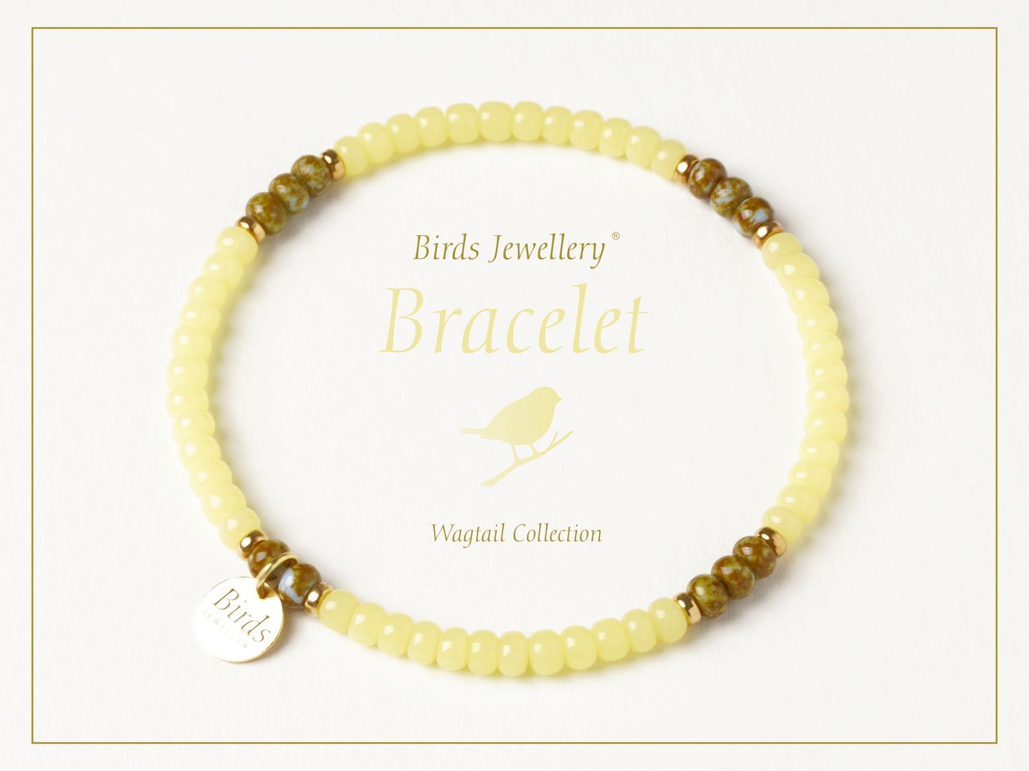 Bracelet |Olive Green| Lemon Yellow|Golden Silver