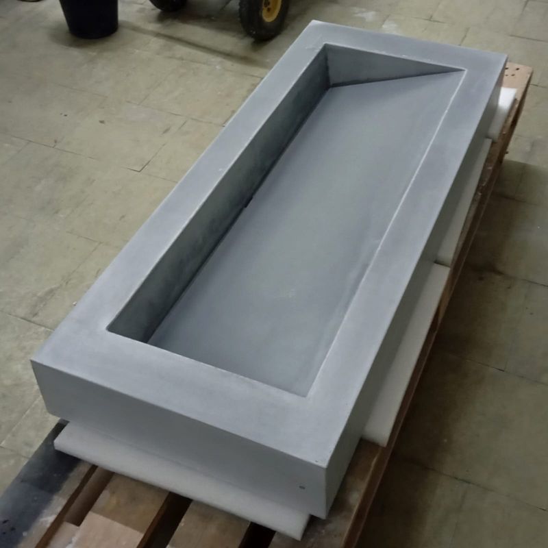 Umywalka na wymiar - Edgy XL Custom - szara Umywalka na wymiar - Edgy XL Custom - szara