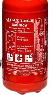 Gaśnica proszkowa - 4 kg
