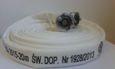 Wąż hydrantowy, strażacki (1 cal, W 25) - 20 m KORUS