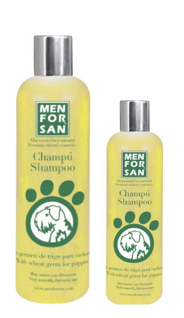MEN FOR SAN CHAMPU GERMEN DE TRIGO PARA CACHORROS
