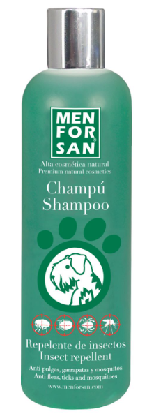 MEN FOR SAN CHAMPU REPELENTE CON CITRONELA
