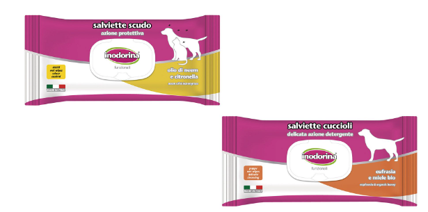 NODORINA TOALLITAS PARA CACHORROS