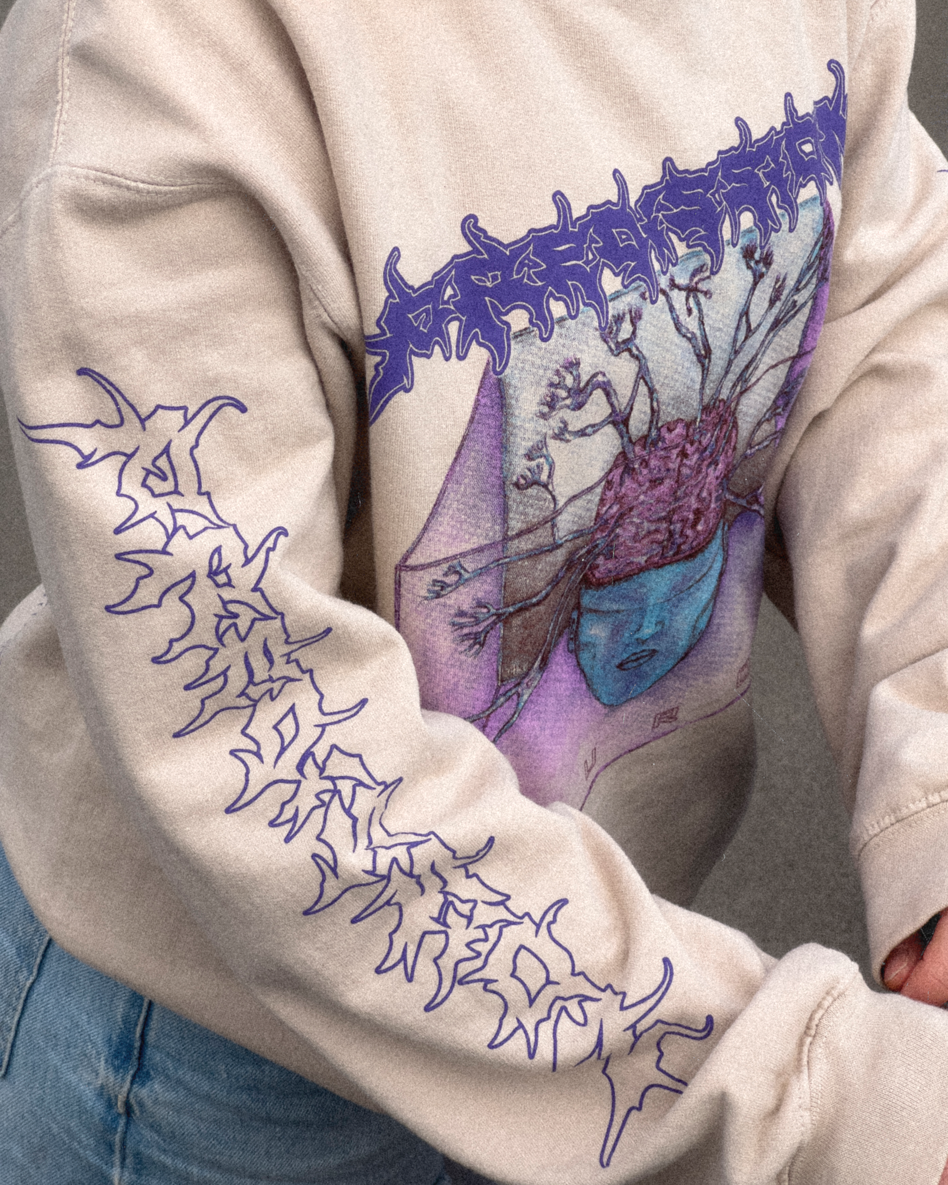 Predission - Neuron Crewneck (sand/beige)