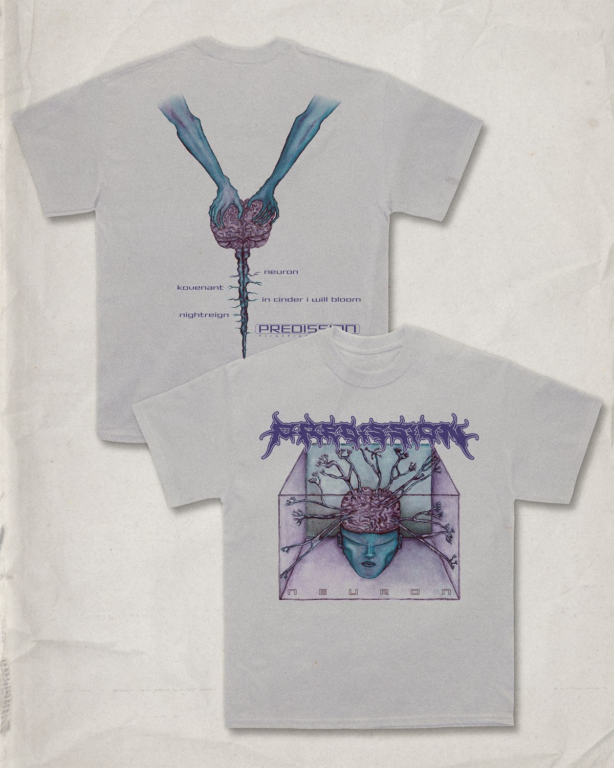 Predission - Neuron T-Shirt (light grey)