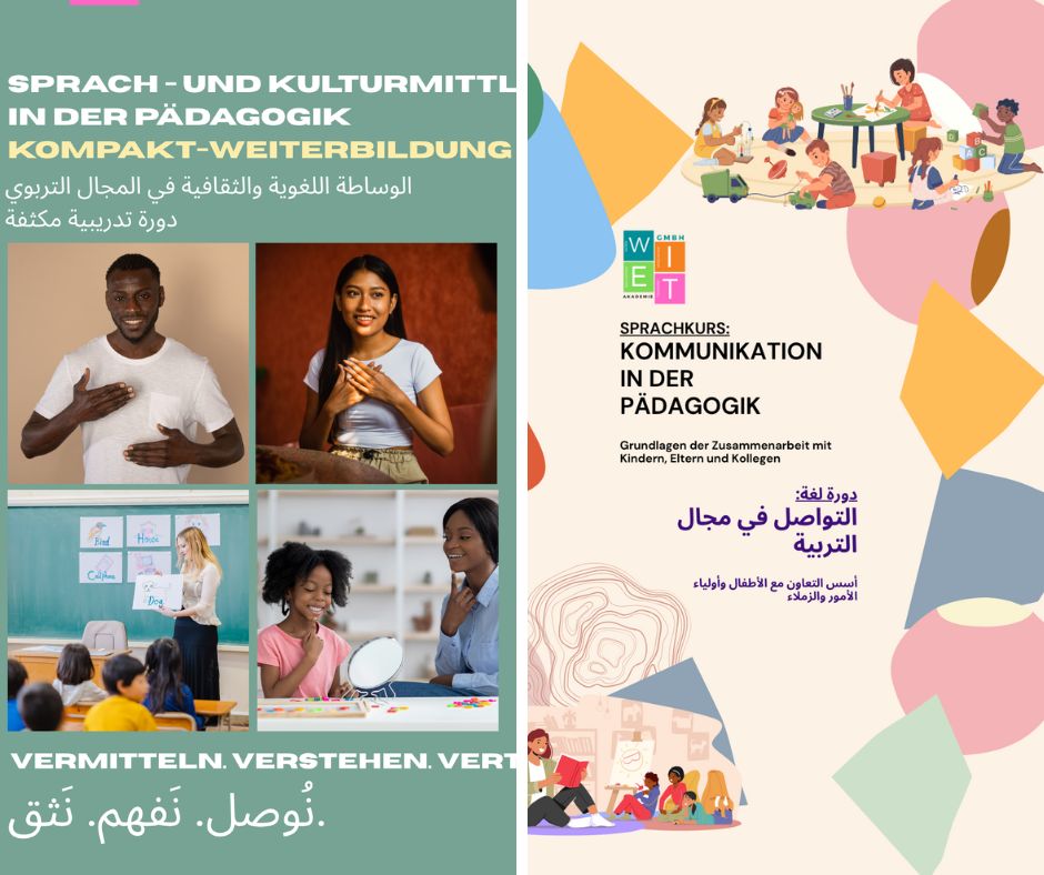 Weiterbildung: Sprach- und Kulturmittler in der Pädagogik + Kommunikation in der Pädagogik