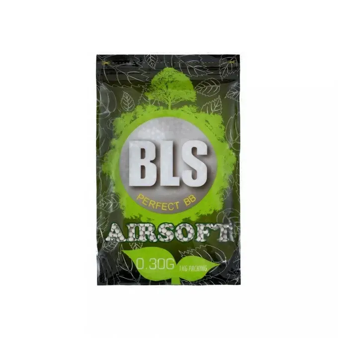 BLS 0.30g airsoft BB&#39;s – high-precision BB’s voor buitenspelers, compatibel met alle aandrijvingen, 1kg.
