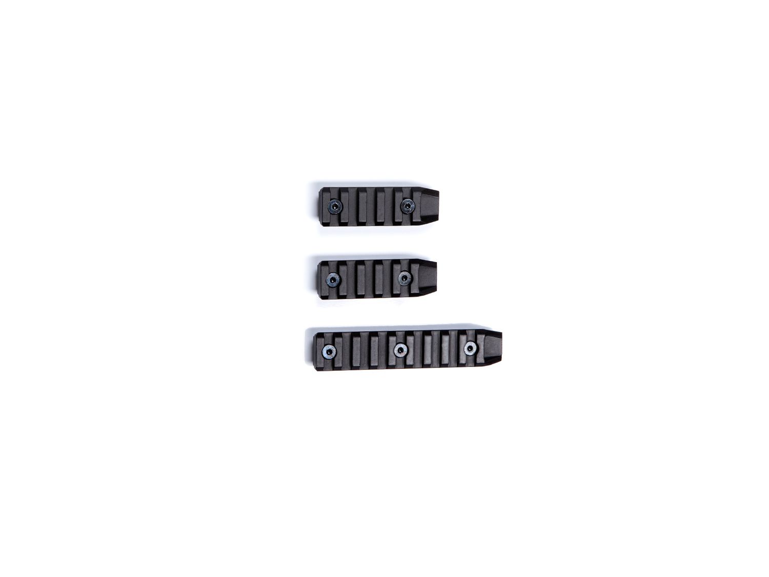 ASG Metalen Keymod rails set - Black