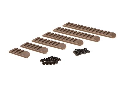 MP Rail Set 6-pack Keymod &amp; M-LOK - Dark Earth