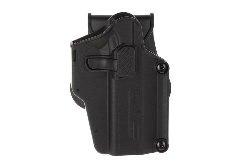 Amomax Universal Paddle Holster Left Handed - Black
