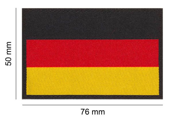 Duitse Vlag 50 X 76mm