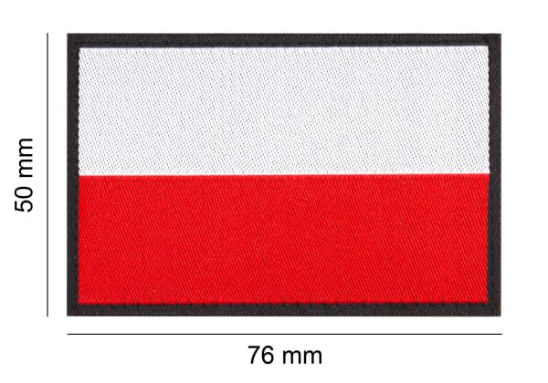Poolse Vlag 50 X 76mm