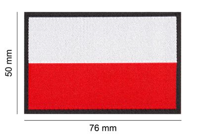 Poolse Vlag 50 X 76mm