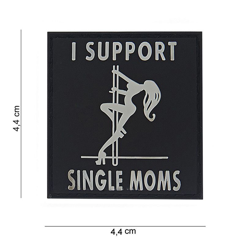 I support single moms PVC Patch