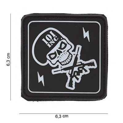 101inc. Skull and gun&#39;s PVC Patch