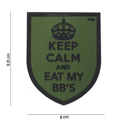 Keep Calm PVC Patch – Groen