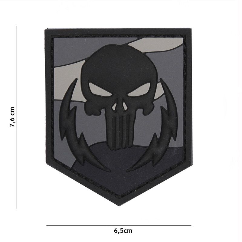 Punisher Thunder Strokes PVC Patch – Night Camo