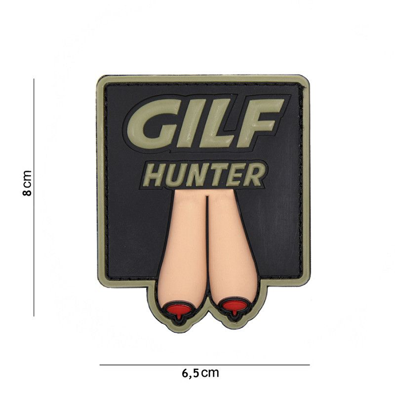 Gilf Hunter  PVC Patch – Kleur