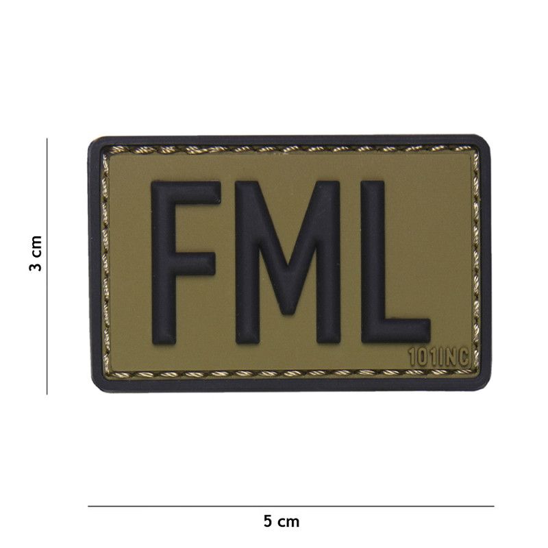 FML (Fuck My Life) PVC Patch – Groen