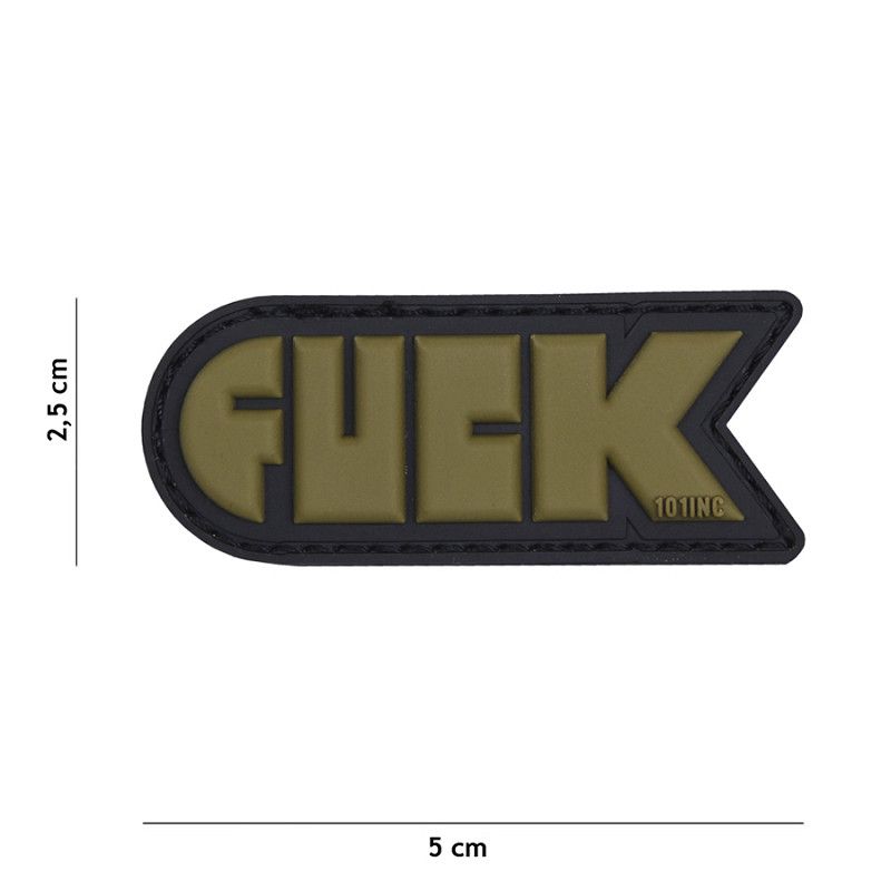 FUCK PVC Patch – Groen