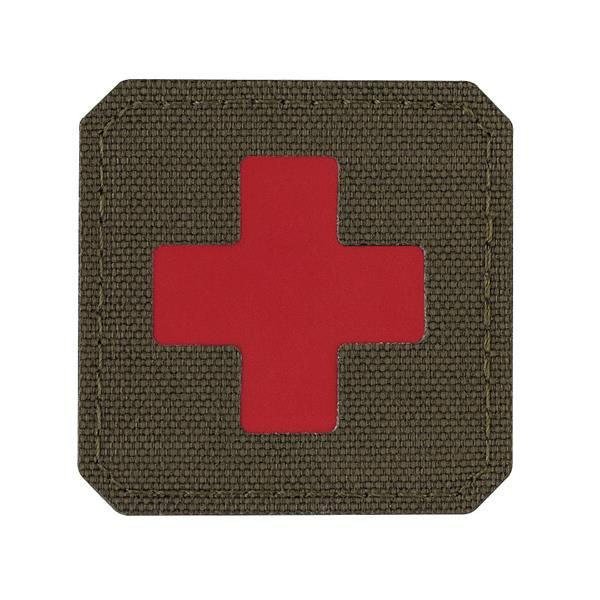 M-Tac patch Medic Cross Laser Cut - Ranger Green/Red