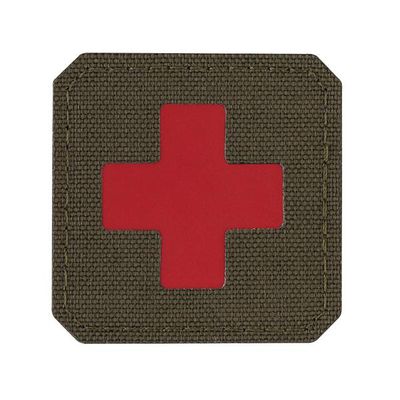 M-Tac patch Medic Cross Laser Cut - Ranger Green/Red