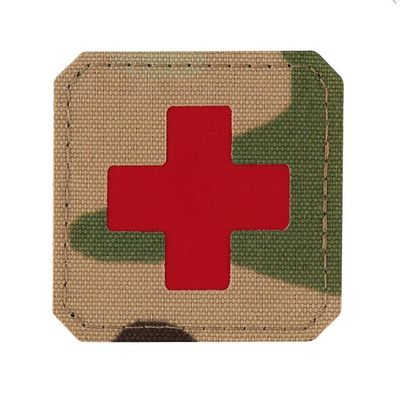 M-Tac patch Medic Cross Laser Cut - Multicam/Red