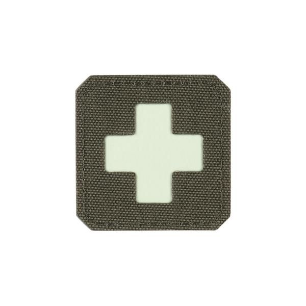 M-Tac patch Medic Cross Laser Cut - Ranger Green/Glow in Dark
