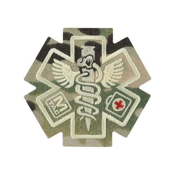M-Tac Paramedische geborduurde Patch - Multicam