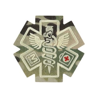 M-Tac Paramedische geborduurde Patch - Multicam