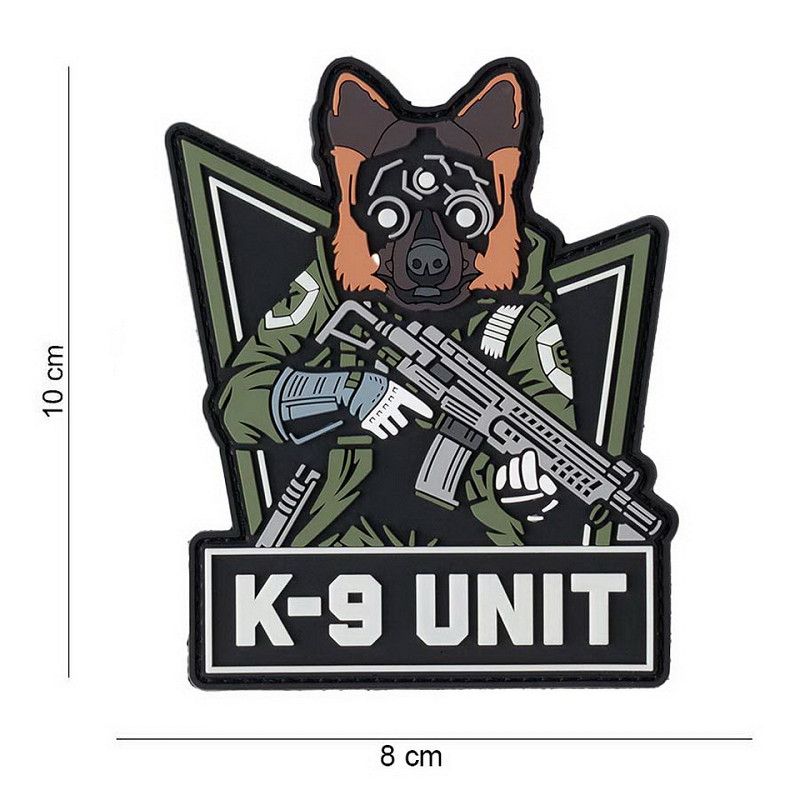 K-9 Unit glow in the dark PVC Patch