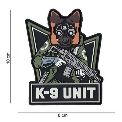 K-9 Unit glow in the dark PVC Patch