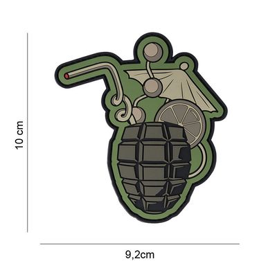 Cocktail Grenade PVC Patch