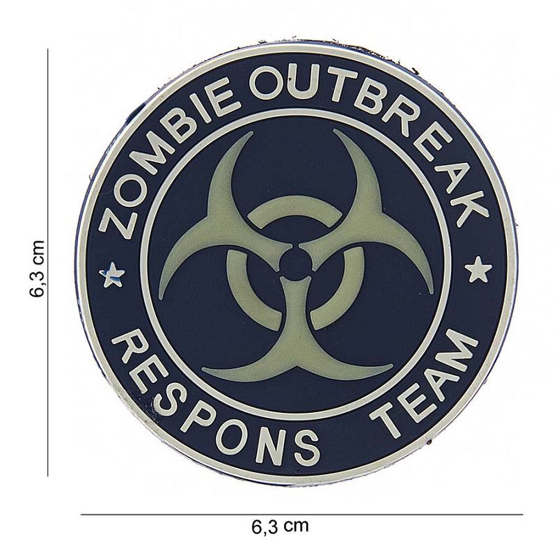 Zombie Outbreak Response Team PVC Patch - Blauw