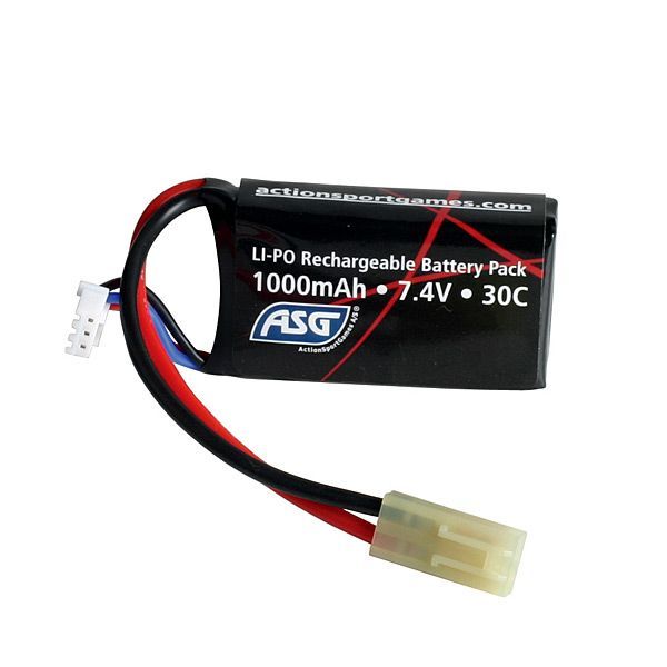 ASG 7.4V LiPo 1000mAh 30C