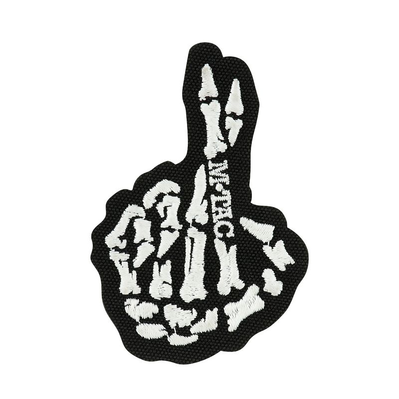 M-Tac geborduurde Crossed Fingers Patch - Glow in Dark