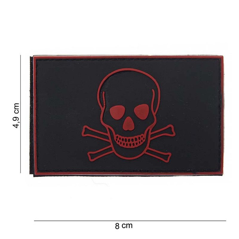 Skull and Bones PVC Patch