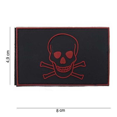 Skull and Bones PVC Patch