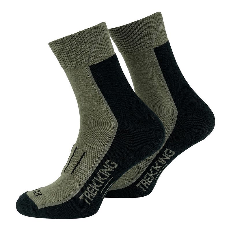 101inc. Coolmax Trekking sokken - Black/Green