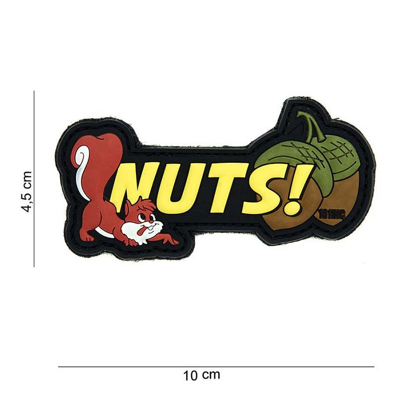 Nuts PVC Patch - Geel