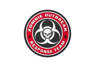 JTG Zombie Outbreak Response Team PVC Patch - Rood