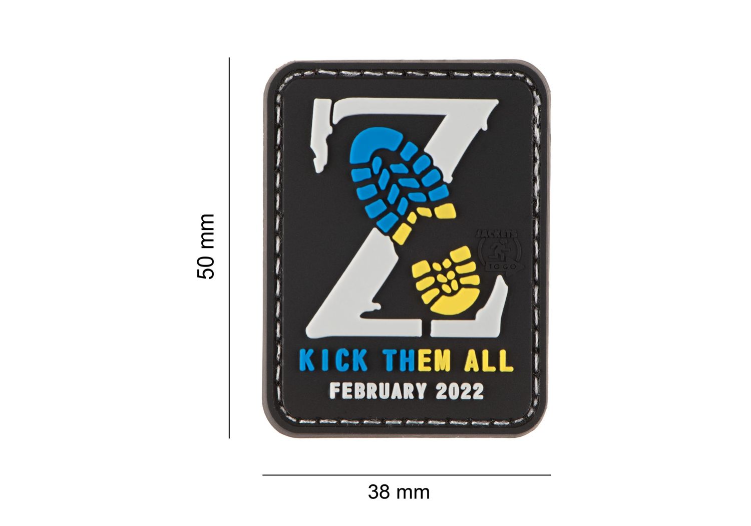 Kick Them All Z PVC Patch