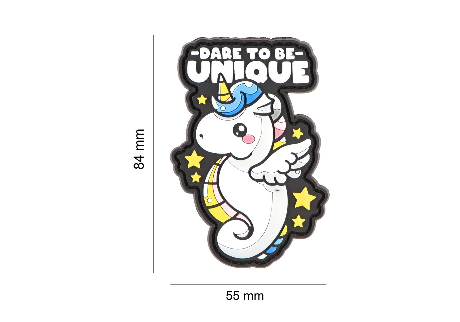 Dare To Be Unique PVC Patch