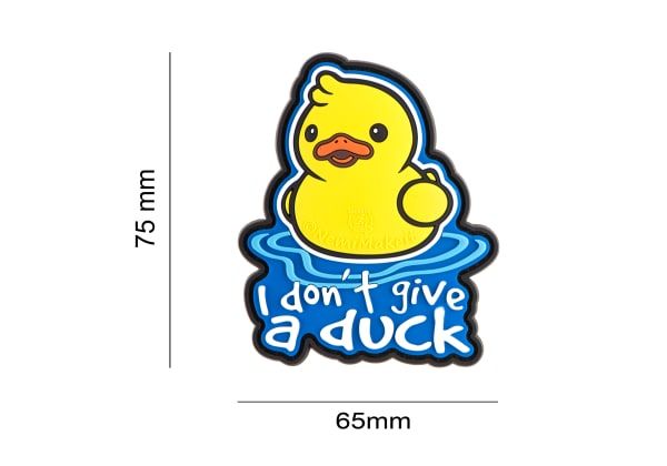 ​I Don’t Give a Duck PVC Patch