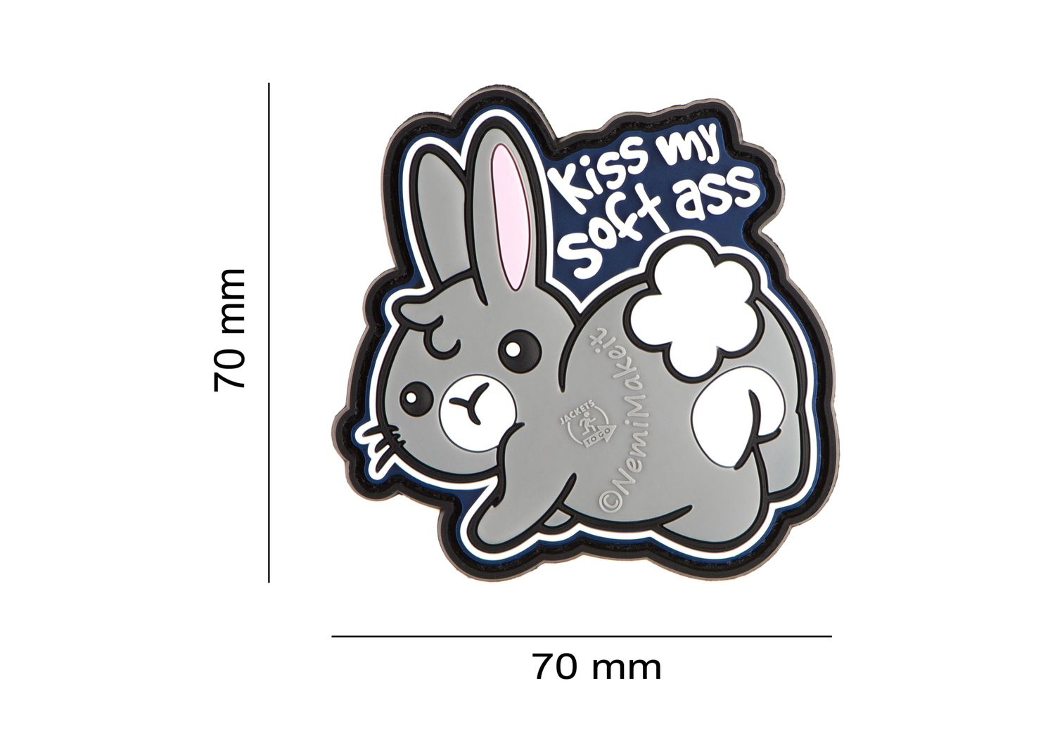 ​Bunny Rubber PVC Patch