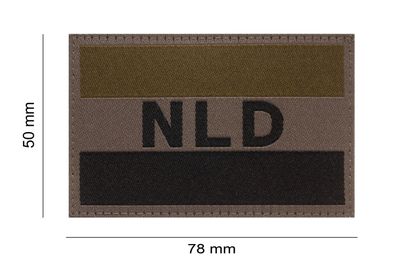 Nederlandse Vlag 50 X 76mm - RAL 7013
