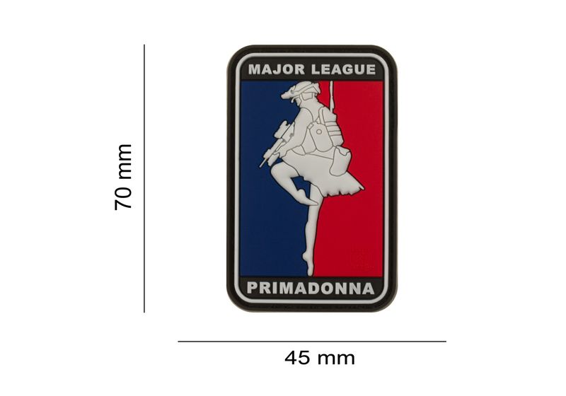 Major League Primadonna Rubber PVC Patch