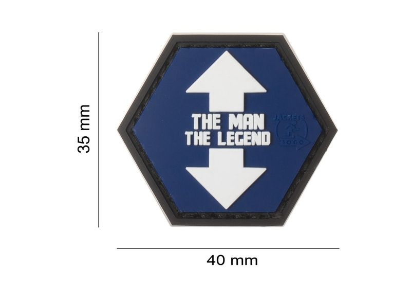 The Man The Legend PVC Patch