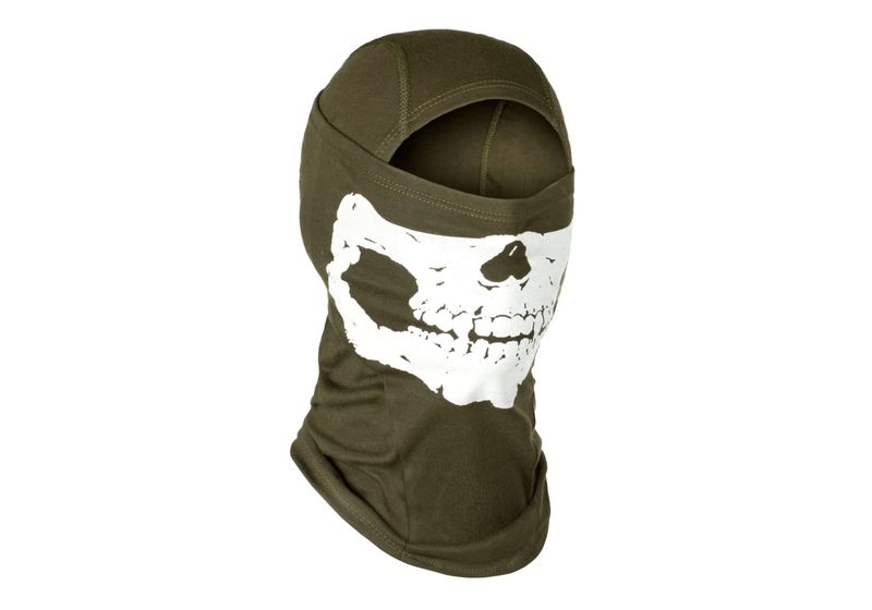 Invadergear MPS Death Head Balaclava - OD Green